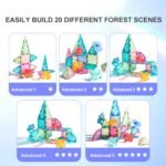 Colorful Magnetic Tiles: Wonderful Forest 40 Pcs - Image 6